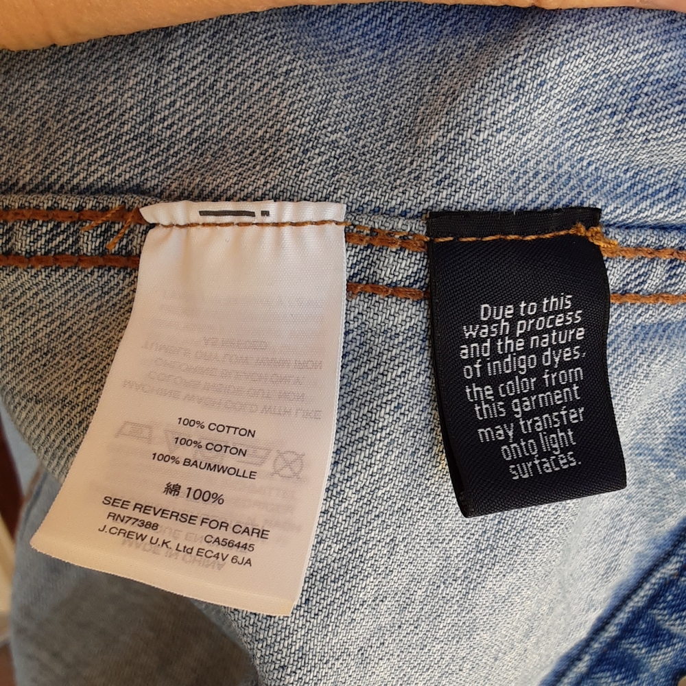 Madewell Classic Blue Distressed Denim Jacket - Picture 6 of 7